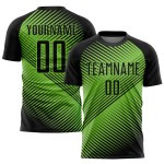 Grün Schwarz Sublimation Uniform Neon Custom Fußball Trikot Grün Schwarz Sublimation Uniform Neon Custom Fußball Trikot