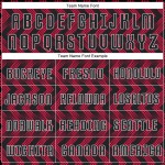 Benutzerdefinierte Uniform Crimson Schwarz-Weiß Sublimation Jersey Fußball Benutzerdefinierte Uniform Crimson Schwarz-Weiß Sublimation Jersey Fußball