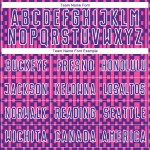 Fußball Formen Sublimation Uniform Custom Lila Rosa-Weiß Abstrakte Jersey Fußball Formen Sublimation Uniform Custom Lila Rosa-Weiß Abstrakte Jersey