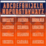 Navy Sublimation Jersey Uniform Custom Orange-Weiß Fußball Navy Sublimation Jersey Uniform Custom Orange-Weiß Fußball