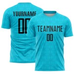 Black Lakes Uniform Jersey Formen Sublimation Custom Blau Fußball Geometrisch Black Lakes Uniform Jersey Formen Sublimation Custom Blau Fußball Geometrisch